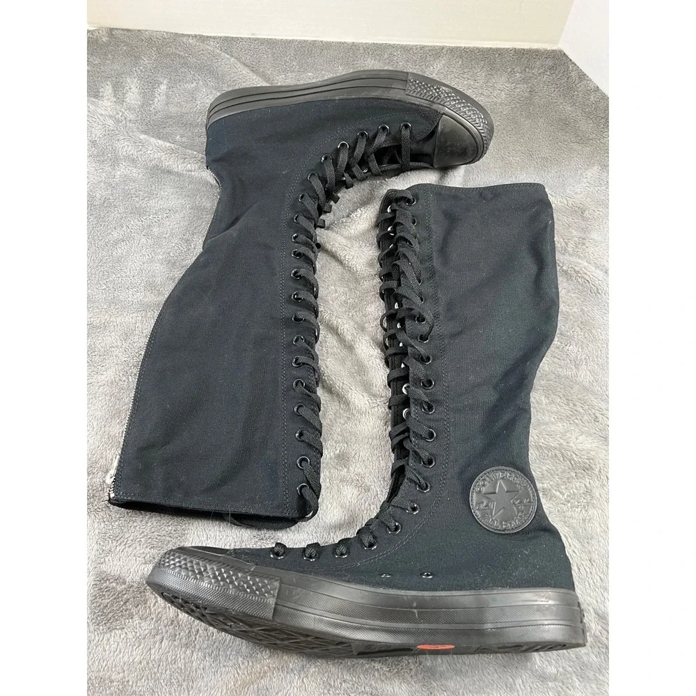 Converse Chuck Taylor All Star XX Hi Boots Mens 11 Womens 13 All Black New